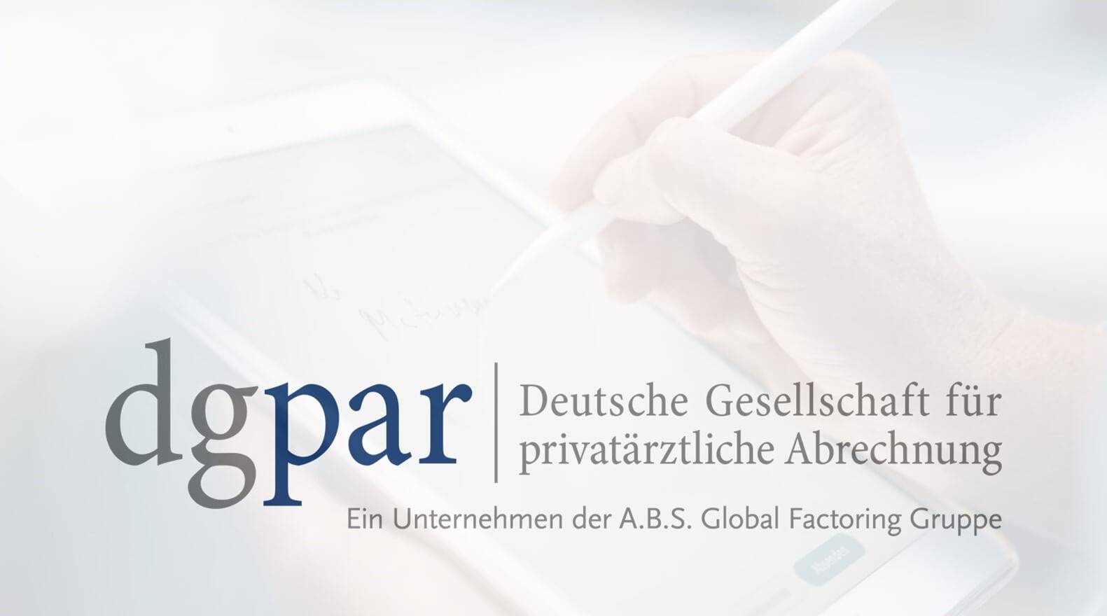 NEU: DGPAR GmbH: Einverständnis der Patienten zur Datenverarbeitung bei der Privatliquidation jetzt bequem digital einholen