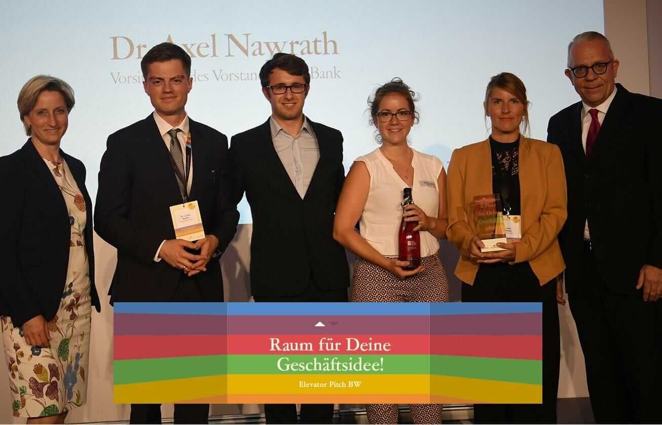 Idana gewinnt den 2. Platz im Landesfinale des Elevator Pitch BW 2016/17