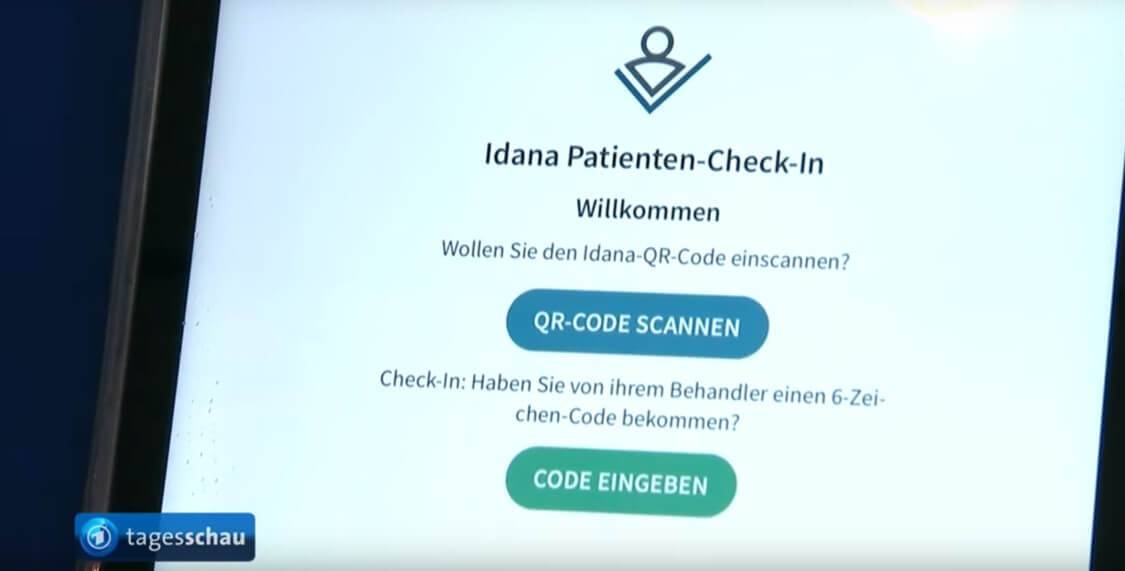 ARD Tagesschau: Idana im Einsatz bei Dr. med. Daniel Peukert & Dr. med. Ben Schacher