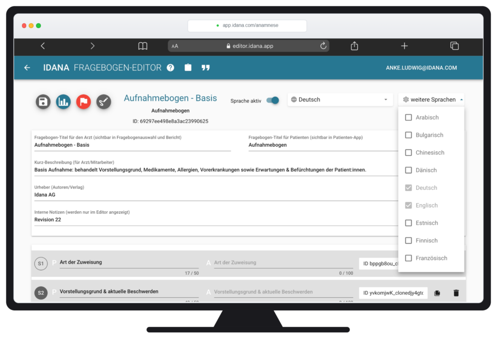 Idana Editor