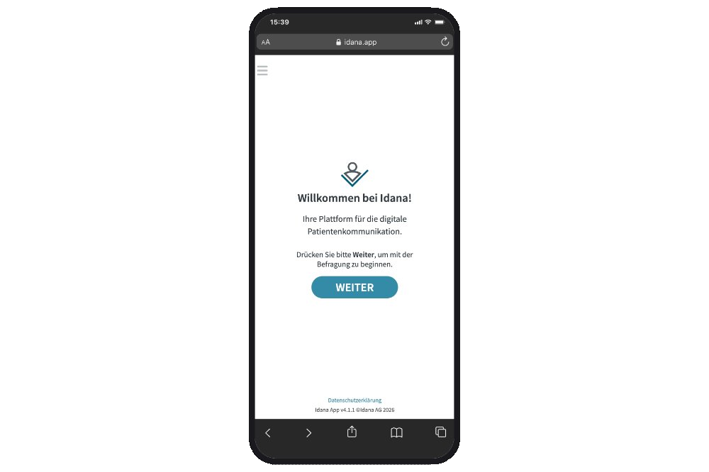 Patient:innen füllen digital aus – zu Hause oder vor Ort